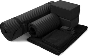 B-Ware BalanceFrom Yoga Set 7-teilig mit Matte Blöcken Handtüchern und Gurt Fitness