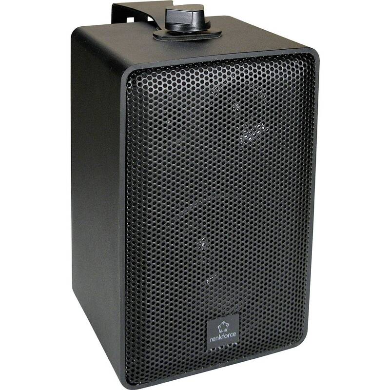 RENKFORCE RL100W BK Regallautsprecher 100W 90Hz-20kHz 87dB Schwarz Paar - 4016138951301