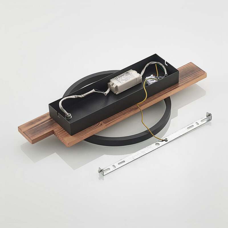 Lindby Deckenleuchte Deckenlampe LED Sentoa Holz hell dimmbar warmweiß Wohnzi639 - 4251911728071