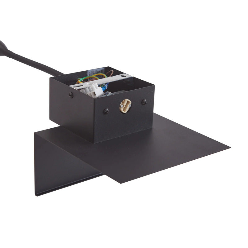 Lindby Wandleuchte Thorid LED Wandlampe USB Leselampe schwarz 3000K 45cm - 4251911772302