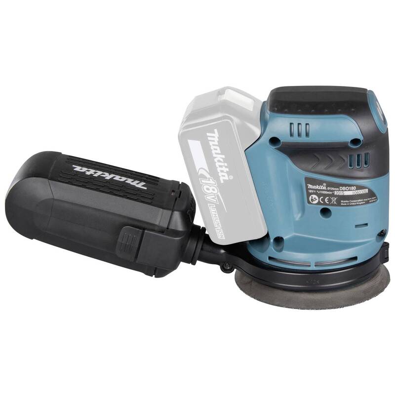 Makita Akku-Exzenterschleifer DBO180Z 18V Ø125mm Schleifmaschine ohne Akku 5kg - 88381658584
