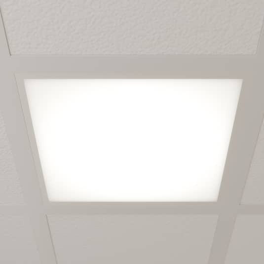 Arcchio Einlegepanel Deckenleuchte LED Vinas universalweiß 62 cm weiß Kunststoff - 4251096530858