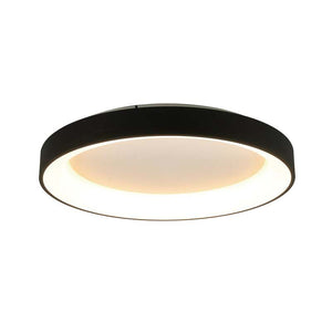 B-Ware Mantra Iluminación Deckenlampe Niseko II LED Lampe dimmbar schwarz Ø50cm CCT