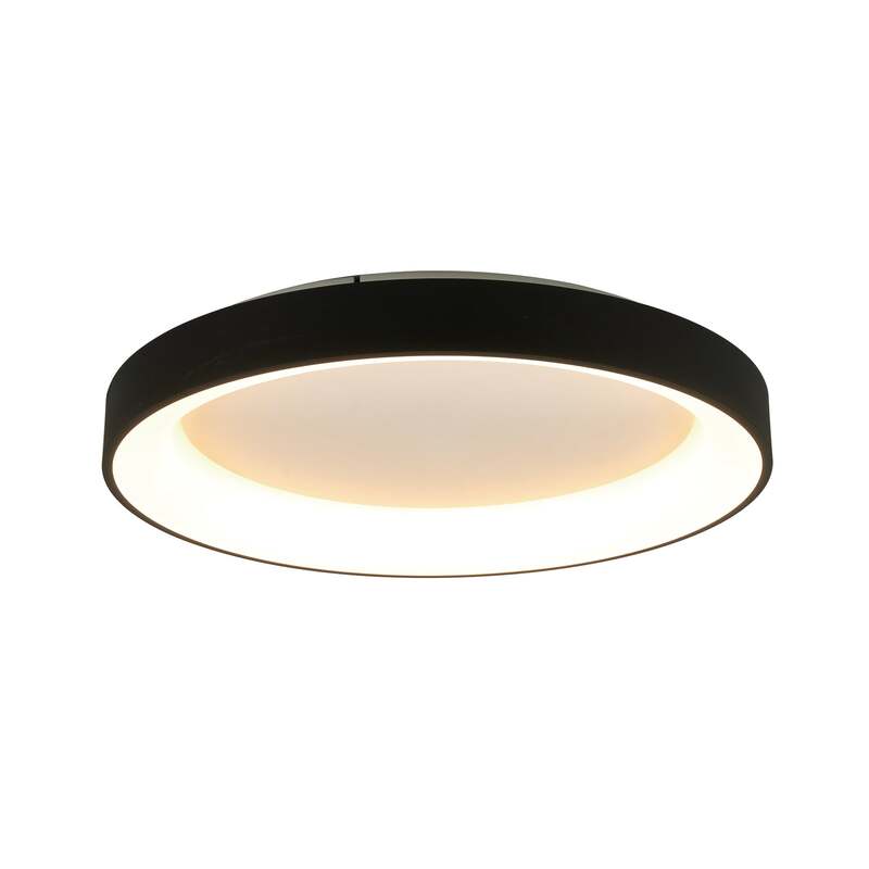 Mantra Iluminación Deckenlampe Niseko II LED Lampe dimmbar schwarz Ø50cm CCT - 8435153285813