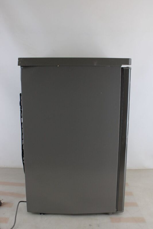 Bomann Kühlschrank inox-look 55cm C 133L Standgerät 126l Inverter-Kompressor - 4004470180466