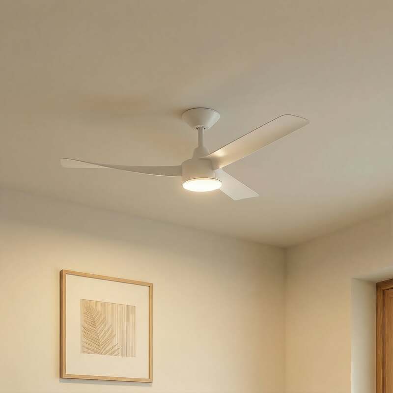 Lucande Deckenventilator Airona LED Ventilator dimmbar leise weiß 95x95cm - 4255830911774