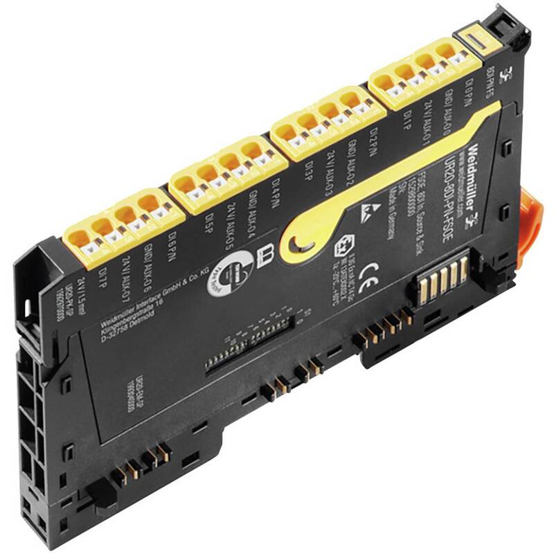 Weidmüller UR20-8DI-PN-FSOE-V2 SPS-Erweiterungsmodul 24V/DC I/O-System Ausgang 8 - 4050118479409