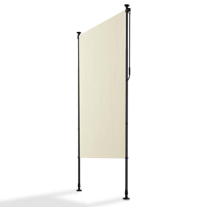 Senkrechtmarkise Barbados beige 120 x 310 cm Höhenverstellbar UV-beständig - 4262437183817