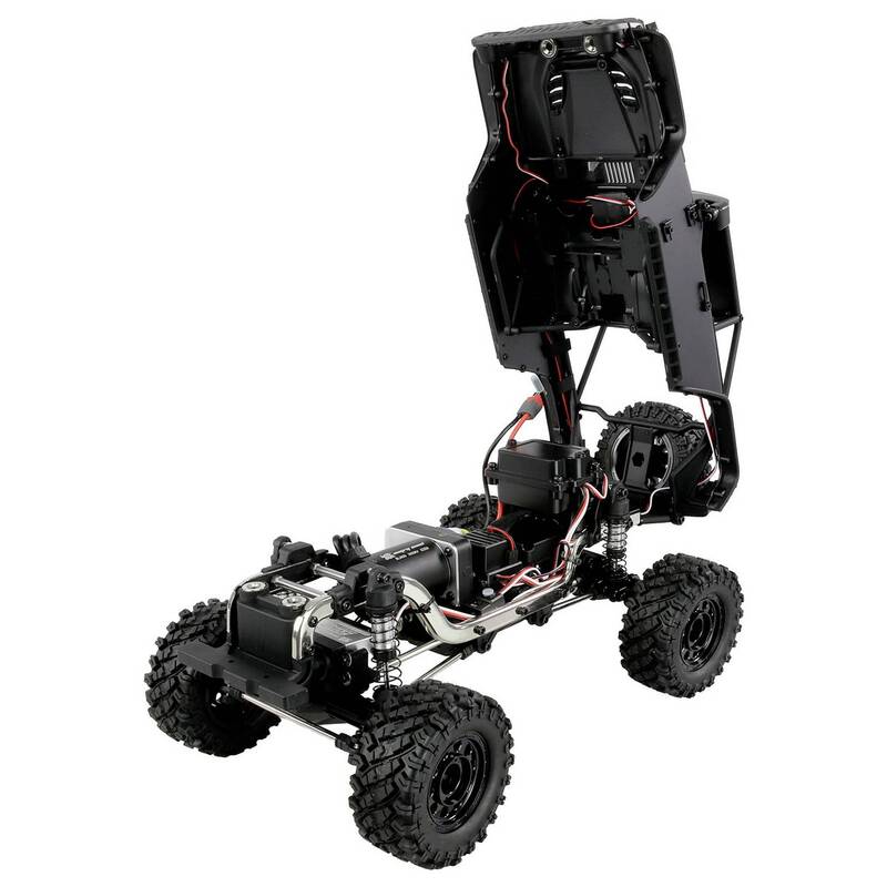 Amewi Hyper Go SC RC Modellauto Crawler Einsteiger Brushless 1:12 Anthrazit - 4262500341113