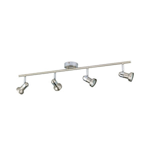 B-Ware Deckenleuchte BARBORA Strahler Lampe Nickel satiniert GU10 LED 4-flammig Leuchte