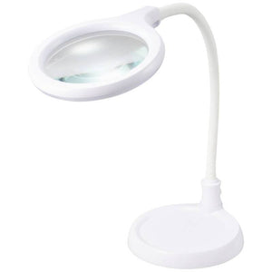 B-Ware TOOLCRAFT Lupenleuchte Lupenlampe LED Tischleuchte Schwanenhals Vergrößerung
