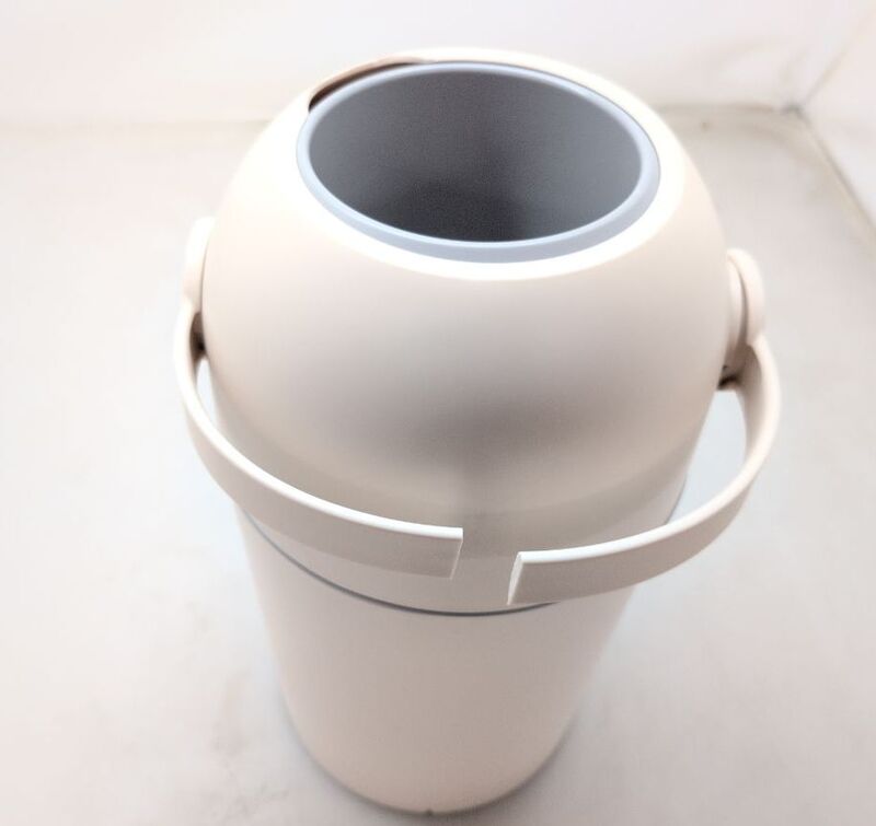 tradewell Windeleimer Windelbehälter hygienisch ergonomisch beige für 25 Windeln - 0628123810070
