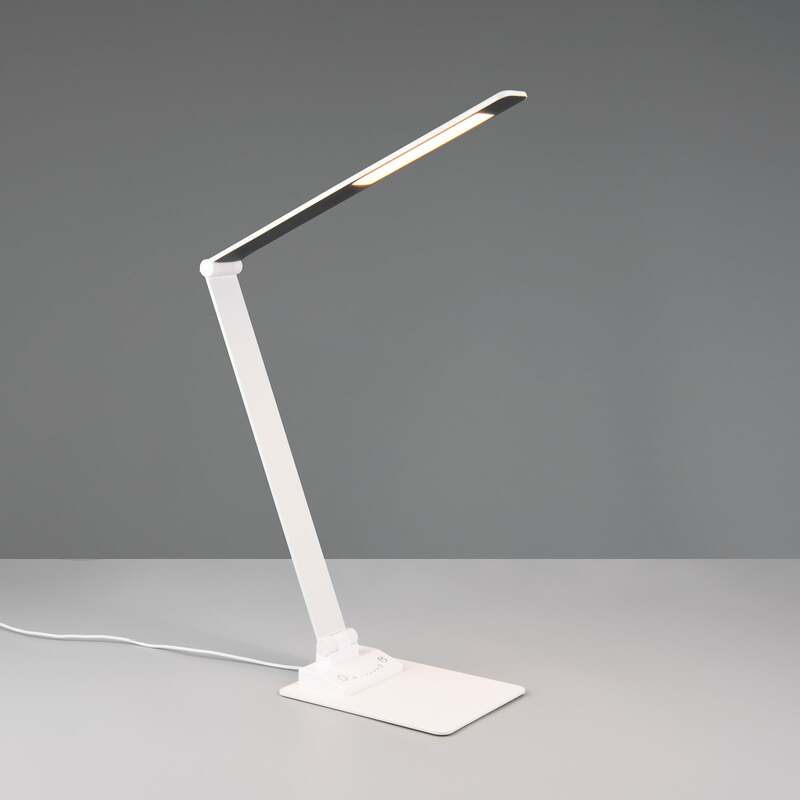LED-Tischleuchte Travis weiß dimmbar Touch USB CCT 650lm Trio Lighting - 4017807600193
