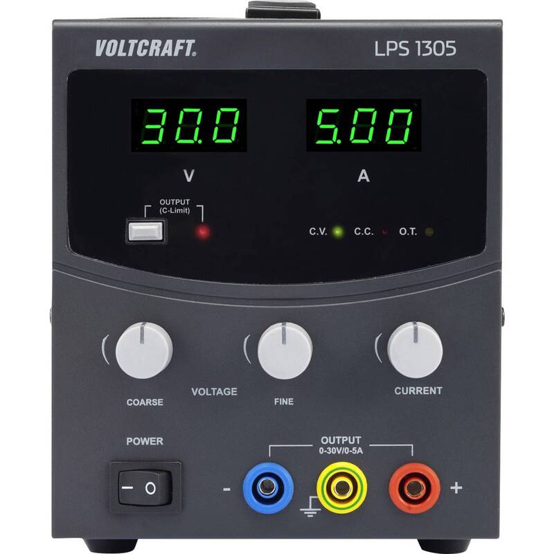 VOLTCRAFT LPS1305 Labornetzgerät 0-30V 5A 150W Desktop 4mm Buchsen - 4016138996319