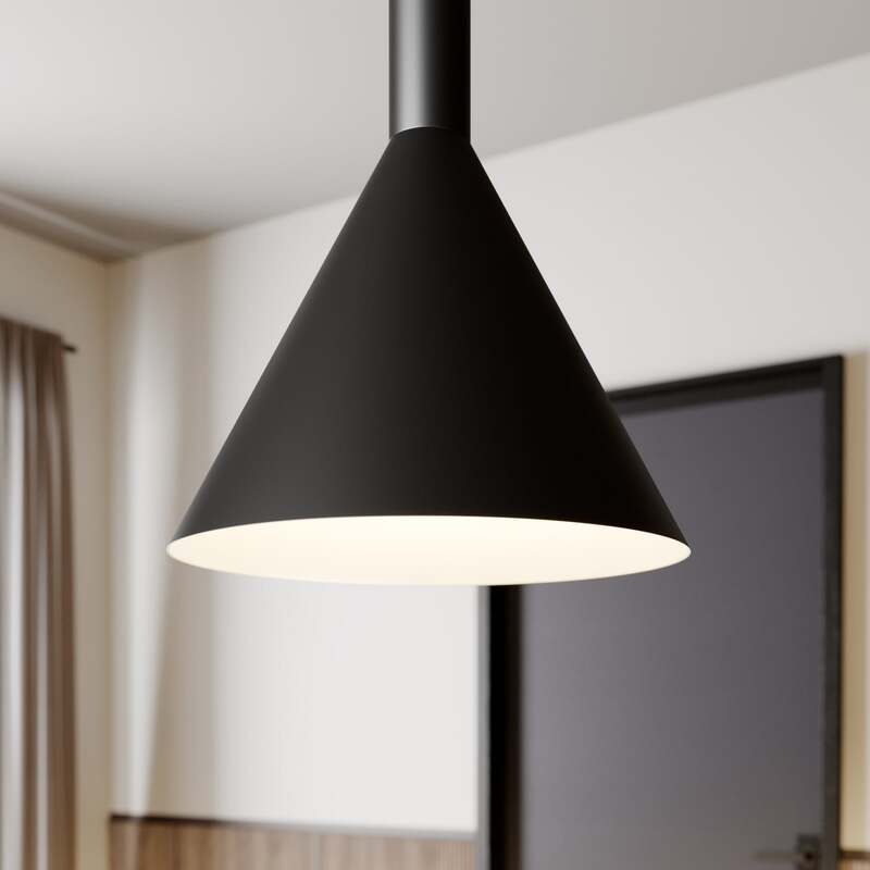Arcchio Tadej Pendelleuchte Hängeleuchte Lampe Leuchte 4-flammig schwarz weiß - 4251096576306