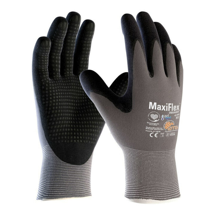 aTG Handschuh Arbeitshandschuh Montagehandschuh MaxiFlex Endurance AD-APT Grau 8 - 4792249061565