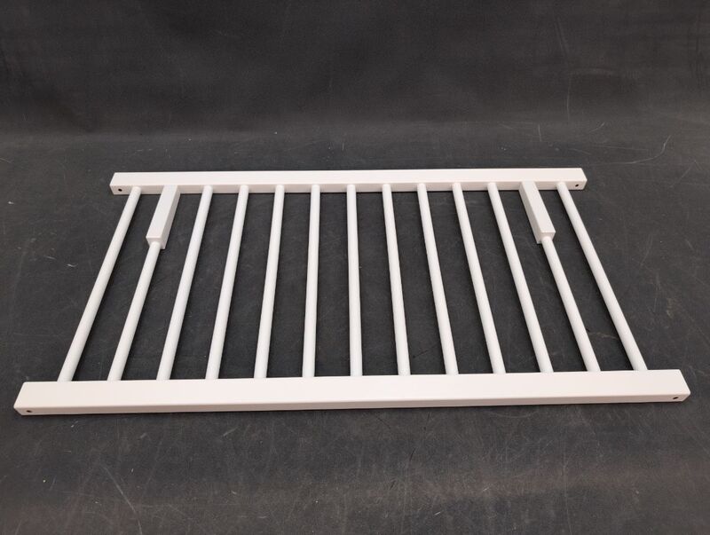 tiSsi Beistellbett Maxi Babybett Gitterbett aus massivem Buchenholz weiß 76x40cm - 4260657580225