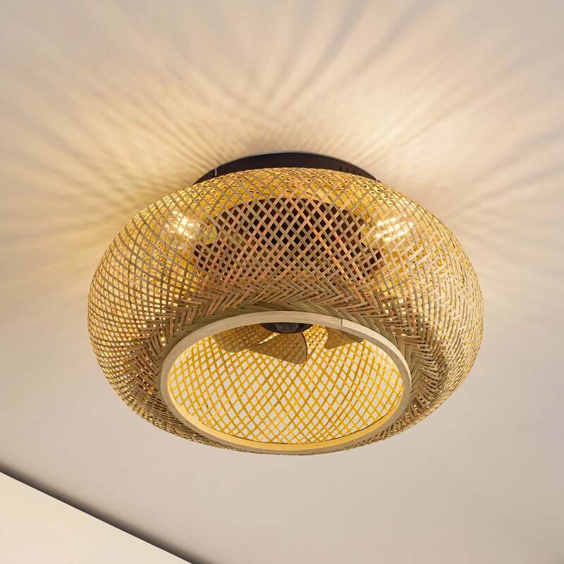 Lucande Deckenventilator Ventilator Lampe Licht Schwarz 53cm SIEHE TEXT/FOTO - 4251911799415