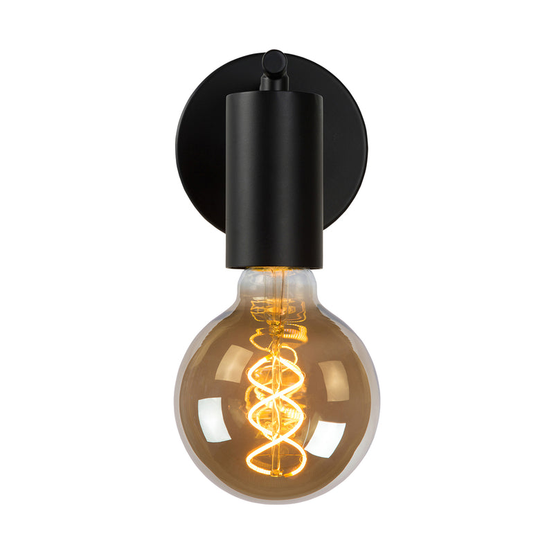 Lucide Wandleuchte Leanne LED Wandlampe dimmbar schwarz Metall 10 x 12 cm E27 - 5411212211088