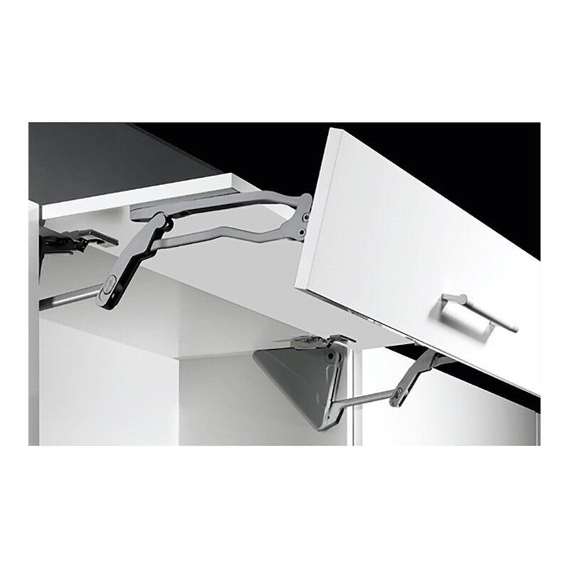 HETTICH Möbel-Hochfaltbeschlag Lift Advanced HF 9079607 Aluminium grau - 4023149008924