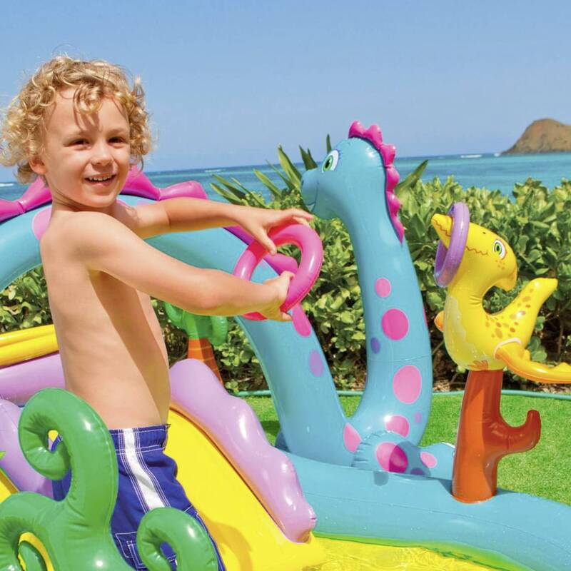 Intex Kinderpool Playcenter Dinoland 290l aufblasbar Spaß für Kinder ab 3 Jahren - 6941057402505