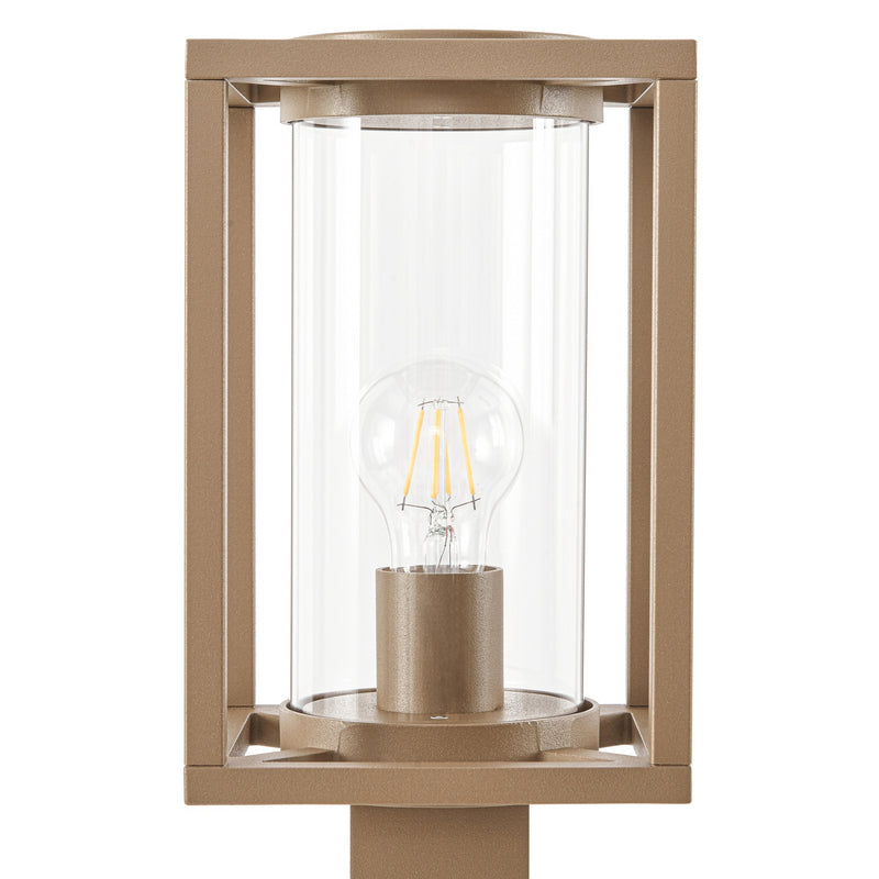 Lucande Wegeleuchte Ferda LED Gartenleuchte Pollerleuchte dimmbar braun 100cm - 4255830907012