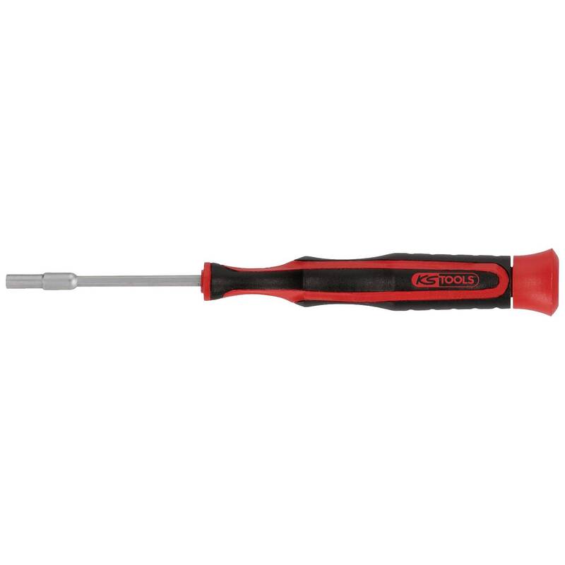 KS Tools Steckschlüssel-Schraubendreher 4.5mm Rundklinge Chrom-Vanadium Stahl - 4042146547717