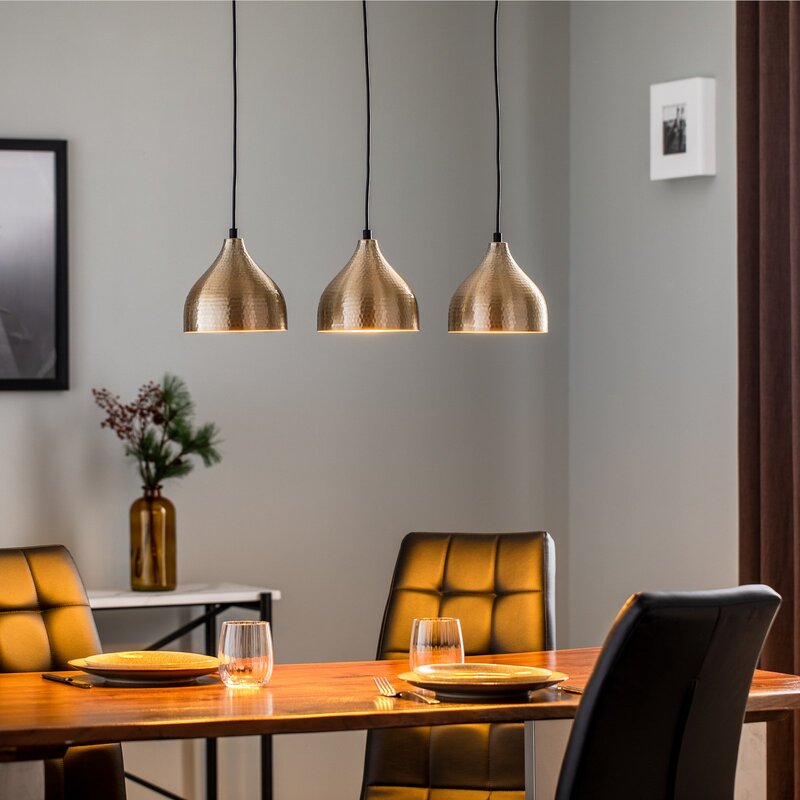 Opviq Hängeleuchte Tattoo 6212 Hängelampe Deckenlampe E27 3-flammig linear g423 - 8682870090422