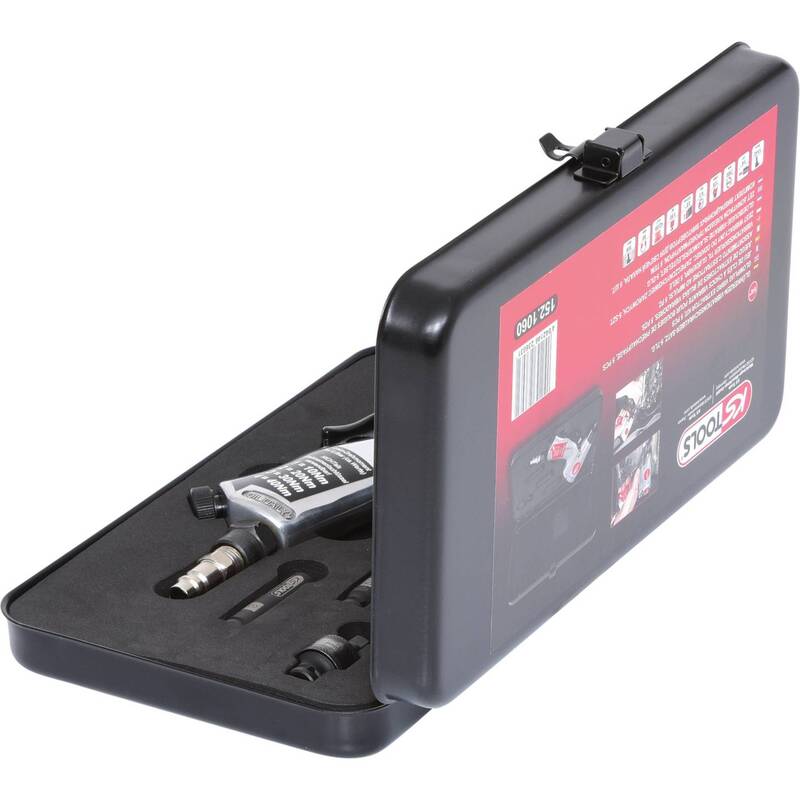 KS Tools Glühkerzenlöser Druckluft Vibrationsschrauber 5-tlg Werkzeugset 1800g - 4042146236031