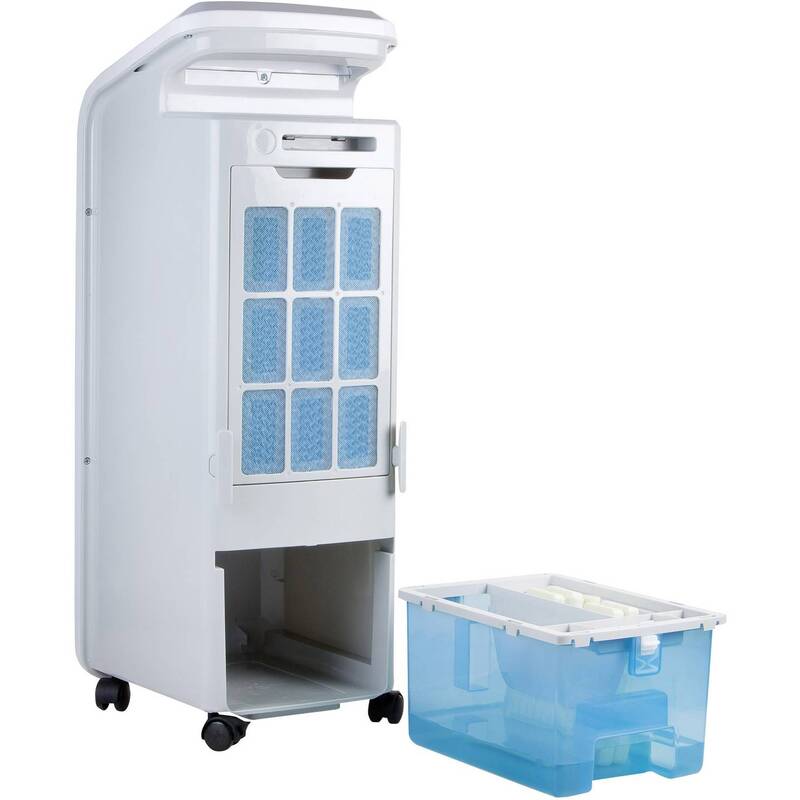 DOMO Luftkühler DO153A 55W Ventilator Klimaanlage Befeuchter Fernbedienung Weiß - 5411397119216