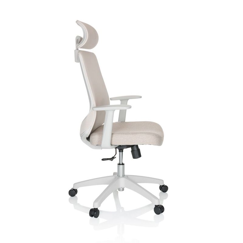 hjh OFFICE MIKEO W Home Office Bürostuhl Beige Drehstuhl Arbeitsstuhl Stuhl B796 - 4064323028352