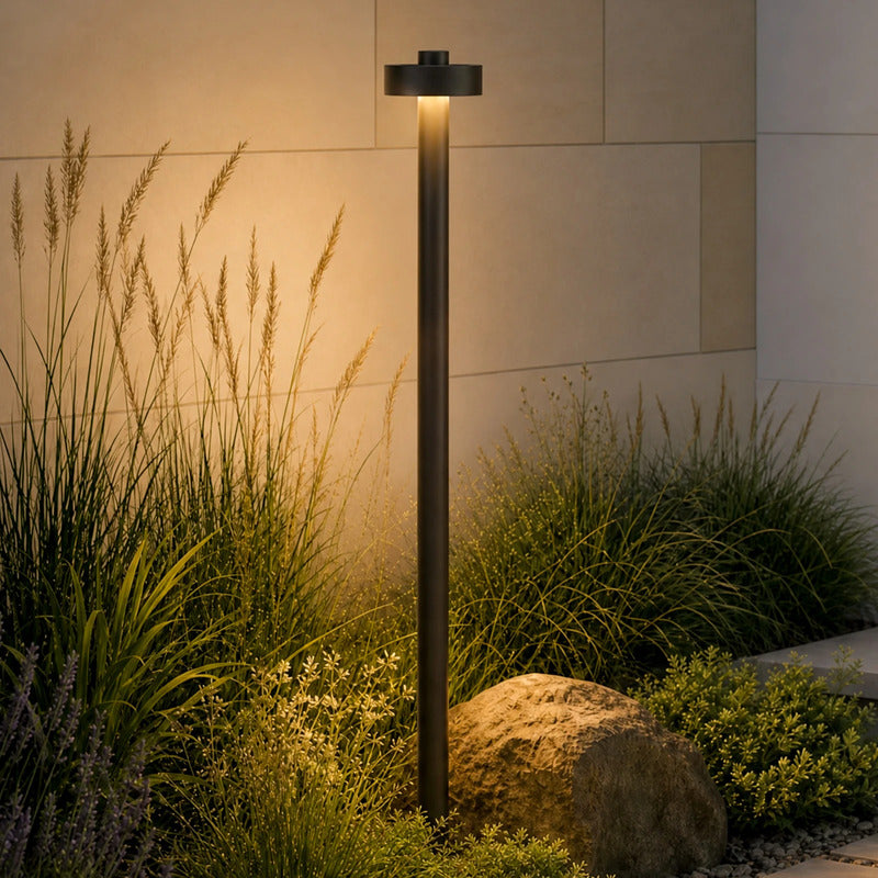 Lucande Wegeleuchte Nirella LED Gartenlampe Pollerleuchte schwarz 100cm IP65 CCT - 4255830911699