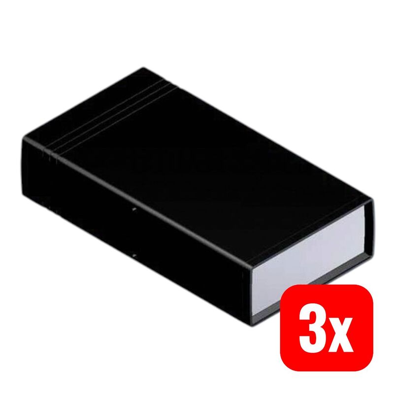 TEKO Universal-Gehäuse ABS Schwarz 131x66x30.5mm Gehäuse 1 Stück 10008.9 - 8018340021861
