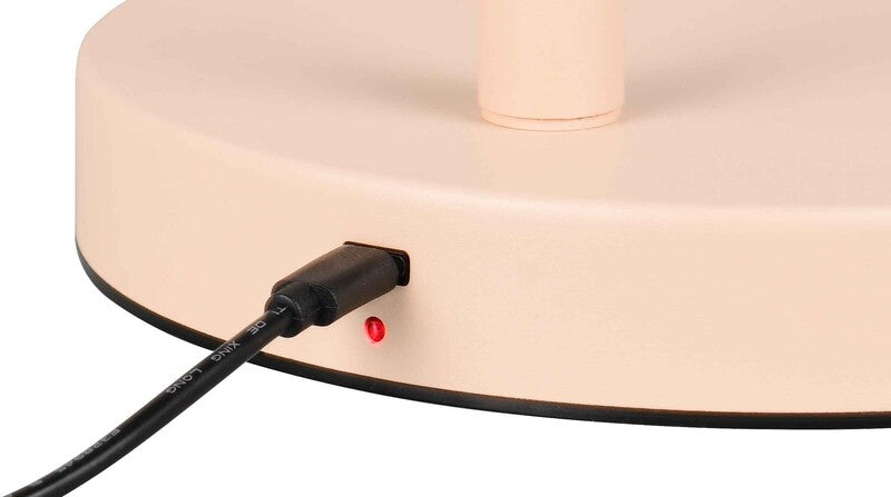 TRIO LIGHTING Stehleuchte LED Akku Metall Blake dimmbar sand 125cm 350lm - 4017807643282