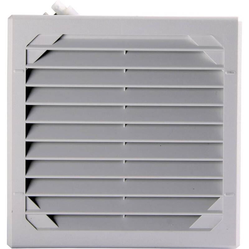 Elmeko Filterlüfter Ventilator LV 200 24V/DC lichtgrau 130 x 130 x 77 mm - 4251218601800