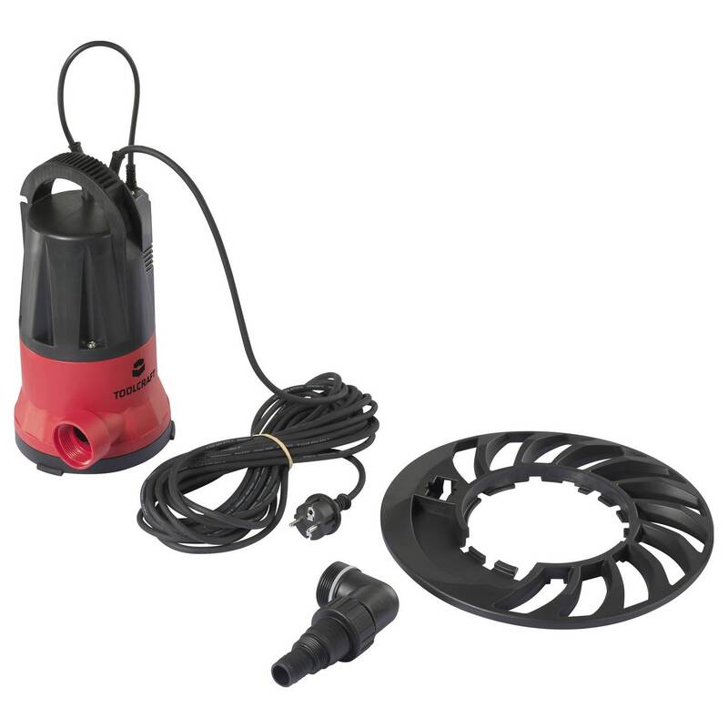 TOOLCRAFT Tauchdruckpumpe Tauchpumpe Wasserpumpe 6000l/h 7m TO-10014909 - 4064161391106