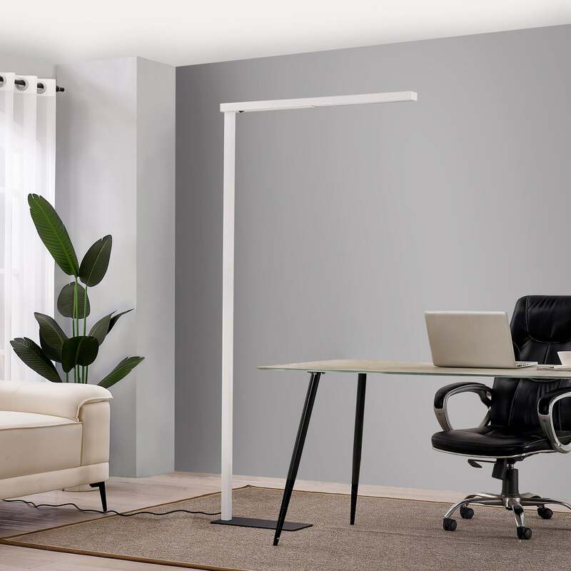 Arcchio Stehleuchte Tamilo LED Lampe Büro Leuchte weiß 194cm Metall 22W 4000K - 4251096548624