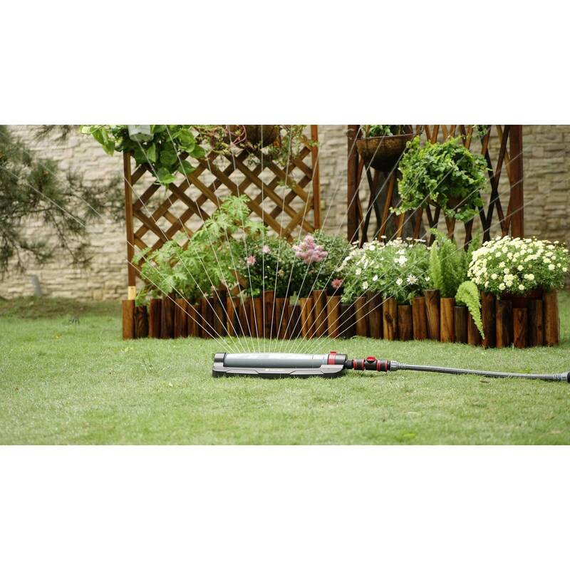 Toolcraft Viereckregner Gartenbewässerung Sprinkler 418m² Reichweite 22m - 4016139197500