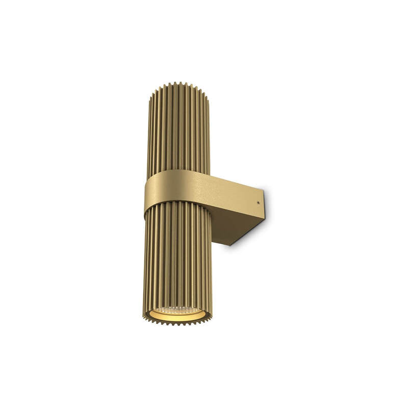 Maytoni DYNAMICS Wall Light, Gold-coloured, Height 23 Cm, Metal up/down - 4251110046105