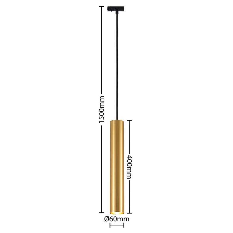 Lindby Pendelleuchte Hängelampe Linaro Deckenlampe schwarz/gold 40 cm - 4251911701616