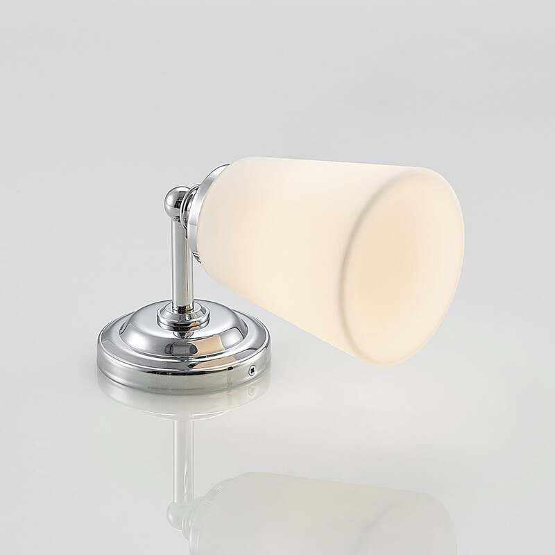 Arcchio Wandleuchte Mahdi LED Wandlampe dimmbar chrom IP44 11cm Badezimmerlampe - 4251096591538