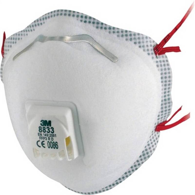3M Atemschutzmaske Schutzmaske Maske FFP3 EN149 10 Stück Packung - 4046719975747