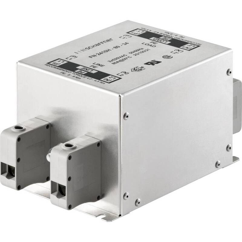 Schaffner Entstörfilter FN2410-8-44 250V 8A IP20 Aufbau Schrauben 130x93x62mm - 2050001720795
