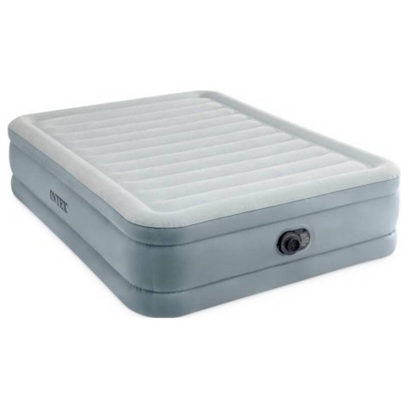 Intex Luftbett Premium Comfort Airbed grau 203x152x46cm für 2 Personen 272kg - 6941057430850