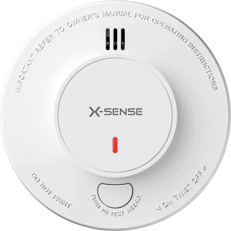 X-Sense Rauchwarnmelder SD19 10 Jahre Batterie 6-fach Schutz kabellos weiß - 0810194780288