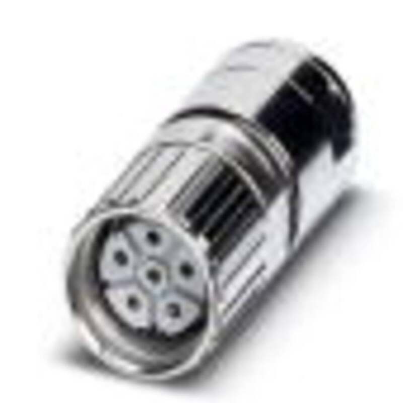Phoenix Contact Rundsteckverbinder Stecker 1605529 Kabelanschluss 1 St - 4046356253420