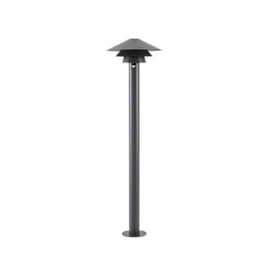 B-Ware Lucande Wegeleuchte Wegelampe LED Sensor anthrazit Aluminium 110 cm Außenlampe