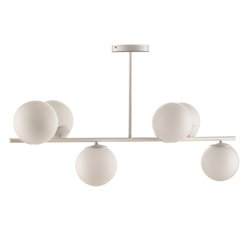 Euluna Deckenlampe Kabo Hängelampe Lampe Leuchte E14 6-flammig weiß Deckenlicht - 5901738919662
