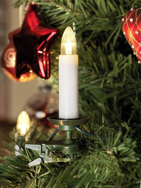 Konstsmide Weihnachtsbaum-Beleuchtung Innen netzbetrieben 16 LED Warm-Weiß - 7318302010027