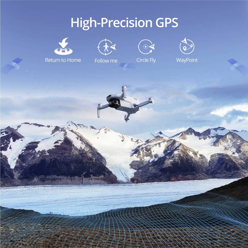 Potensic ATOM SE Quadrocopter Drohne Kameraflug Einsteiger Grau - 4064161408736
